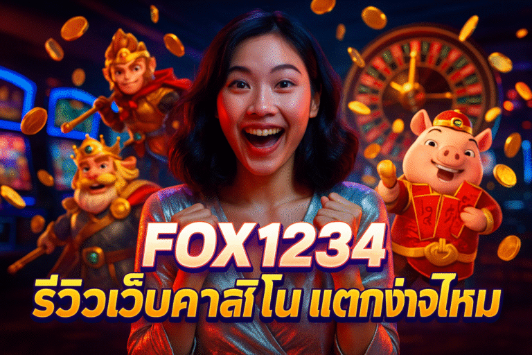 FOX1234 รีวิวเว็บคาสิโน แตกง่ายจริงไหม